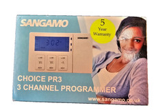 Sangamo Choice PR3 Three Channel 7 Day Digital Programmer Central Heating Timer