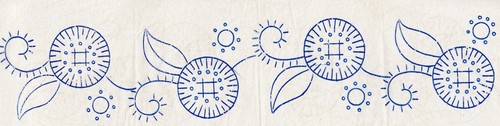 Vintage embroidery transfer - vintage,