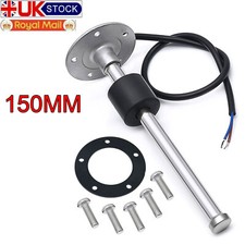 150mm Fuel Level Sender Water Level Gauge Sensor 0-190 ohms for Truck Boat UK