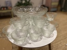 ROMANCE GLASS PUNCH Bowl 12
