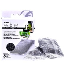 FLUVAL EDGE TANK FILTER CARBON CLEAN & CLEAR SACHET MEDIA AQUARIUM FISH TANK