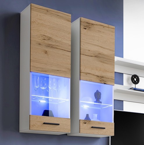 Wall display cabinet glass - wall,