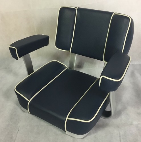 Navy captains helm seat - captains,