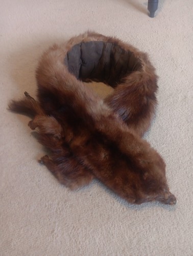 Vintage double mink fur - double,