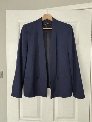 Zara navy blazer jacket size - blazer,