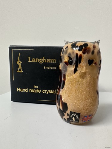 Langham glass owl - glass,