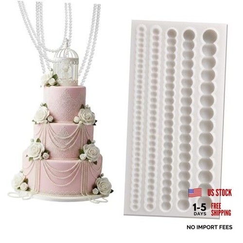 Piece pearl fondant molds - pearl,