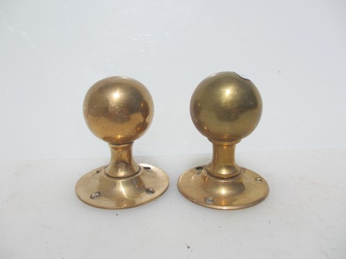 Victorian brass door knobs - victorian,