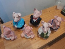 Wade Natwest Pigs Set of 5