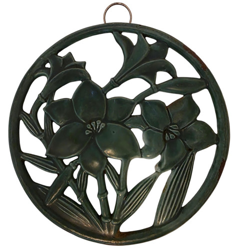 Vintage cast iron enamel - vintage,