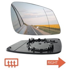 For BMW 1 Series F20 F21 2012-19 Right Side Wing Door Mirror Glass Convex Heated
