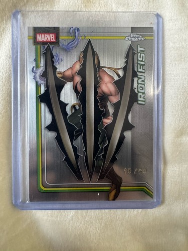 Iron fist 2026 topps chrome - fist,