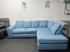 Blue Corner Sofa Excellent Condition DELIVERY AVAILABLE