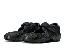 Nike Wmns Air Rift Triple Black Women Casual Lifestyle Strap Shoes HM8288-001