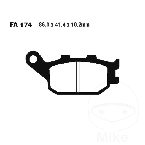 Ebc brake pads - pads, sintered