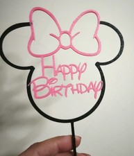 Minnie Mouse  cake topper made