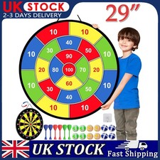 29''Sports Toys Fabric Dart Board Set Kid Ball Target Game Children Security Toy