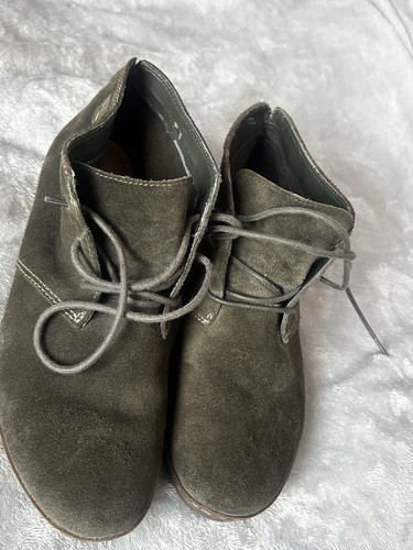 Khaki suede leather - suede,