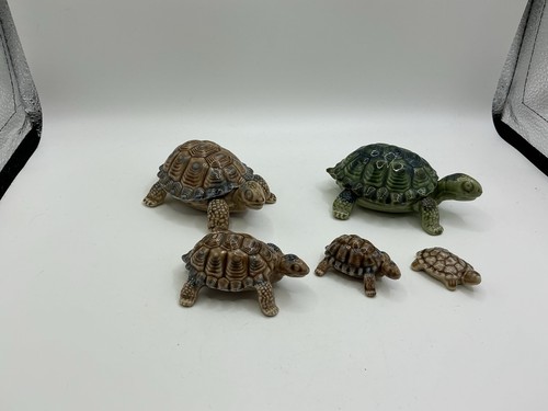 Wade vintage tortoise set 5 - wade, of