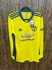 Manchester United Adidas Away Goal Keeper Shirt 2020-21 BNWT Medium  (A1)