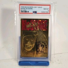 1998 Bleachers 23KT Gold Mark McGwire 62 HRS PSA 8