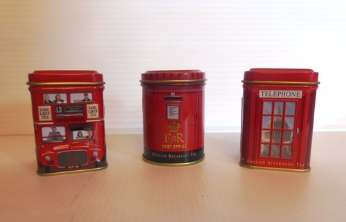 Ahmad tea mini tins - tins,