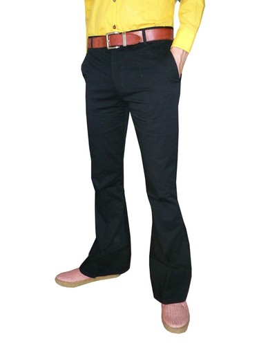 Mens black flares bell - mens,