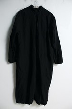 Ivan Grundahl Copenhagen Womens Linen Mix Long Shirt Dress - Black - S/M (L46)  