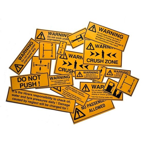 Decal kit for thwaites benford - decal,