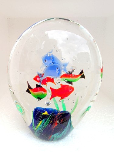 Vtg murano style art - vtg, glass