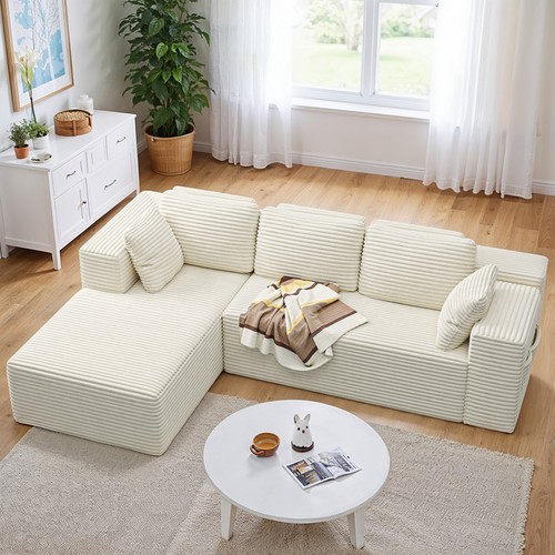 Seater velvet corner sofa - seater,