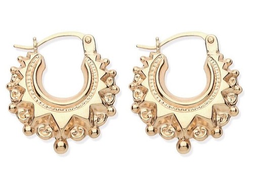 Medium size victorian 9ct gold - size,