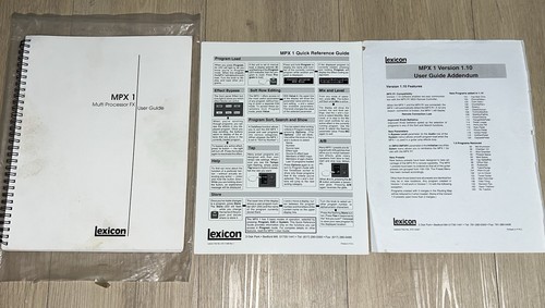 Lexicon mpx multi processor - lexicon,