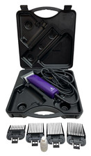 Andis 24820 EasyClip Professional Animal 7 Pieces Kit Grooming Clippers Purple