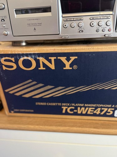 Sony we475 twin cassette - sony, tc-we475