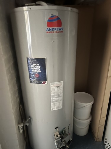 Andrews water heater - andrews, rff