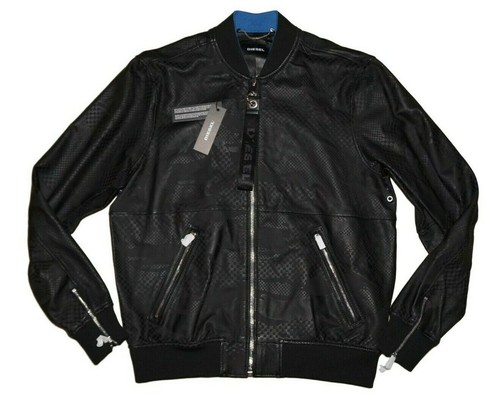 Diesel parker leather jacket - diesel,