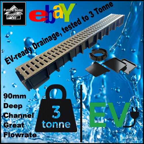 90mm deep flow - 125mm, wide
