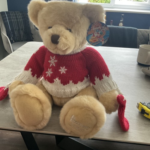 Harrods christmas teddy bear - christmas,