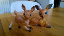 2 x Vintage Big Eye Christmas