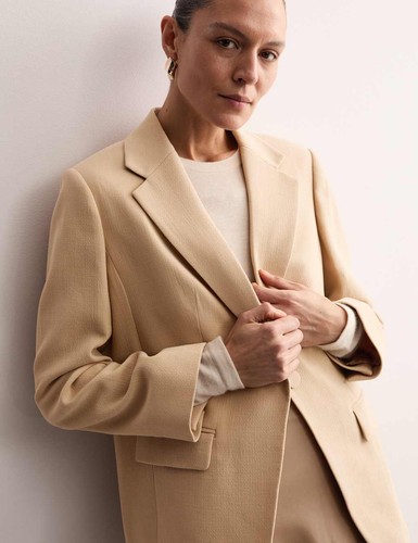 Jaeger womens camel wool - m&s,
