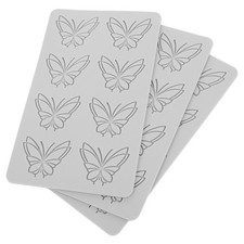  3 Pcs Butterfly Fondant Mold Silicone Lace Molds Chocolate Candy