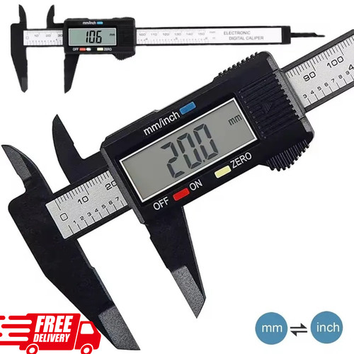Digital vernier caliper black - digital,