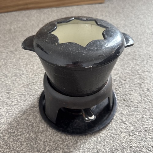 Cast iron fondue set for - iron,