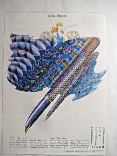 Print 1970 lady - print, ad