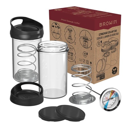 Glass pressure ham cooker duo - glass,