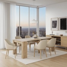 Large Extending Dining Table 5