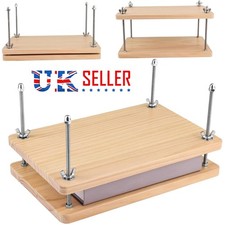 Wooden Book Press Practical Book Binding Tools for Home DIY Bookbinding Cards