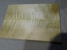 Flame Maple Carved Top for