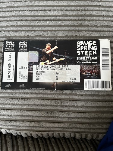 Bruce springsteen wembley - springsteen,